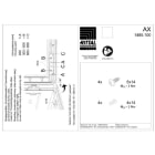 RITTAL SPA - RIT1485100 AX PLASTIC ARRESTO PORTA APERTA