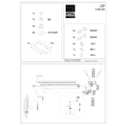 RITTAL SPA - RIT6106500 CP PIED. PROF. PORT. APERTO PRED. CP 60