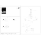 RITTAL SPA - RIT6146100 CP PIASTRA D APPOGGIO