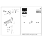 RITTAL SPA - RIT6385010 CP MANIGLIE OPTIPANEL ORIZZONTALI 19