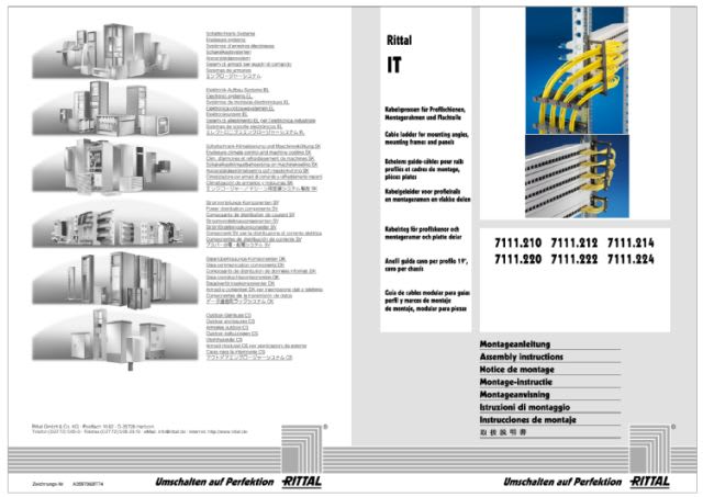 RITTAL SPA - RIT7111222 DK PORTACAVI - 4PZ