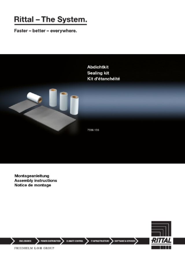 RITTAL SPA - RIT7338135 DK KIT GUARNIZIONI PER TS IT E LCP IN CO