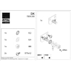 RITTAL SPA RIT7829200 DK PUNTO MESSA TERRA CENTRALE