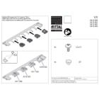 RITTAL SPA - RIT8619800 VX LAMIERE INGR.CAVI 600MM 2PZ - 2PZ