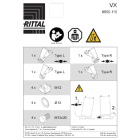 RITTAL SPA RIT8660110 VX RUOTE DI TRASPORTO