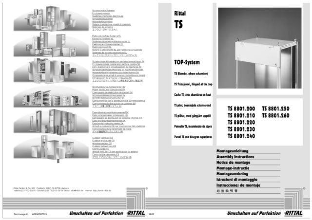RITTAL SPA - RIT8801260 VX DISPOS. DI BLOCCO PORTA APERTA --2PZ