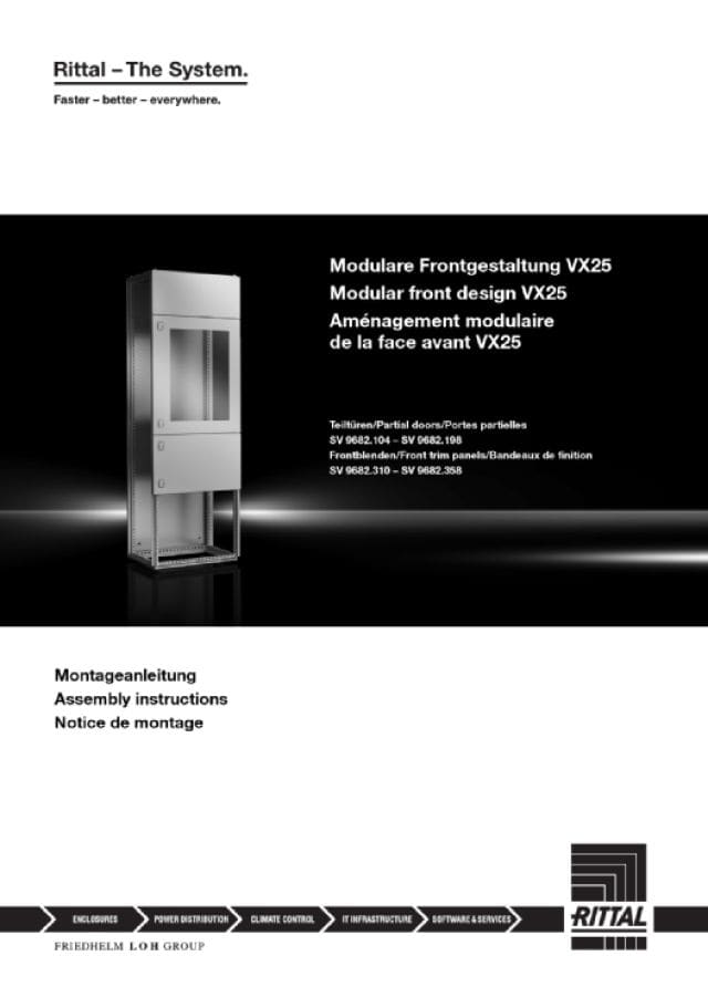 RITTAL SPA RIT9682169 SV PORTA PARZIALE VETRO VX LXA 600X800