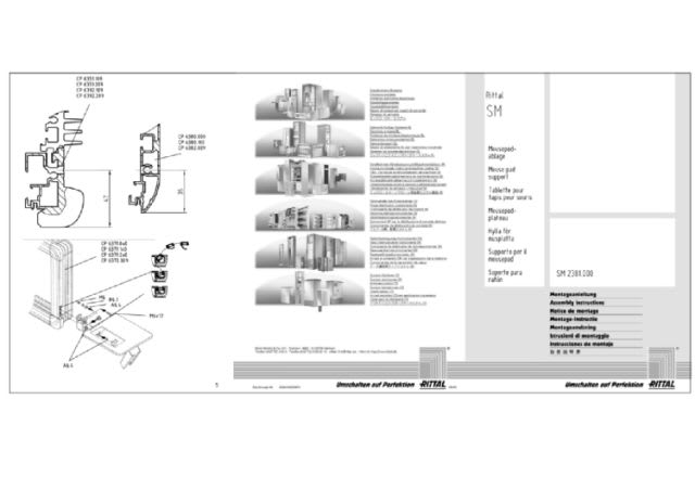 RITTAL SPA - RIT2381000 SM PORTA MOUSE PER 2383020