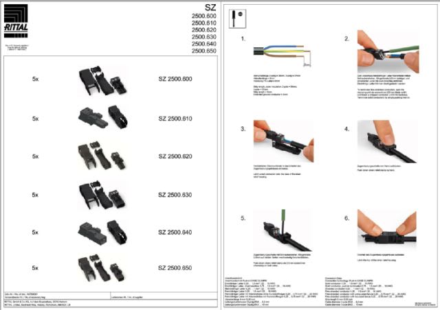 RITTAL SPA - RIT2500620 SZ SPINA 2 POLI 100-240V