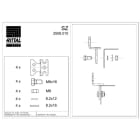 RITTAL SPA RIT2508010 SZ SUPPORTO FISSAGGIO PARETE - 4PZ