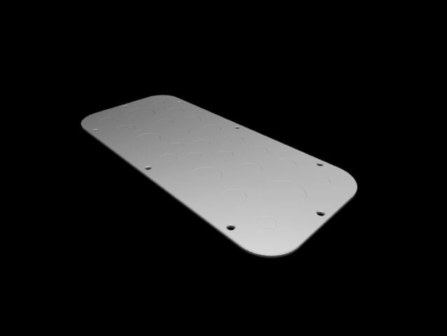 RITTAL SPA RIT2572100 AX FLANGIA ING.CAVI PRETRANCIATA 2GR