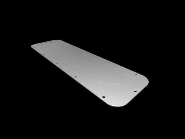 RITTAL SPA RIT2574100 AX FLANGIA ING.CAVI PRETRANCIATA 4GR