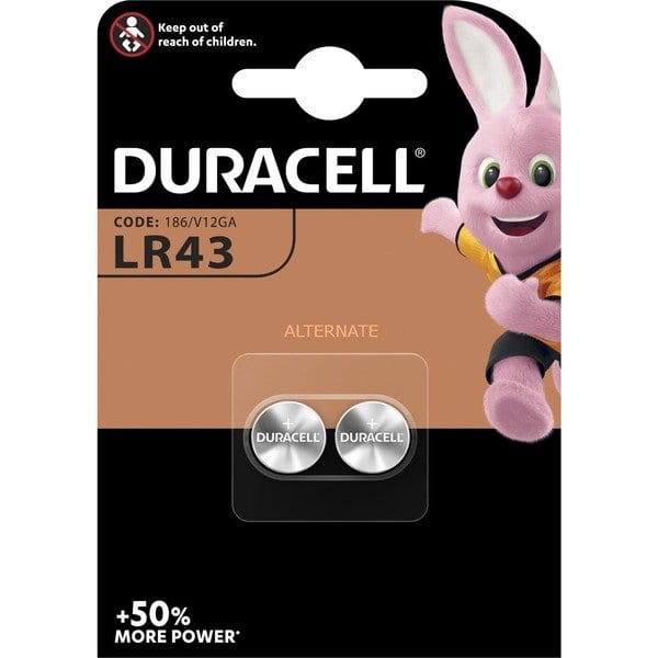 ELCART DISTRIBUTION ERTLR43B2 DURACELL LR 43