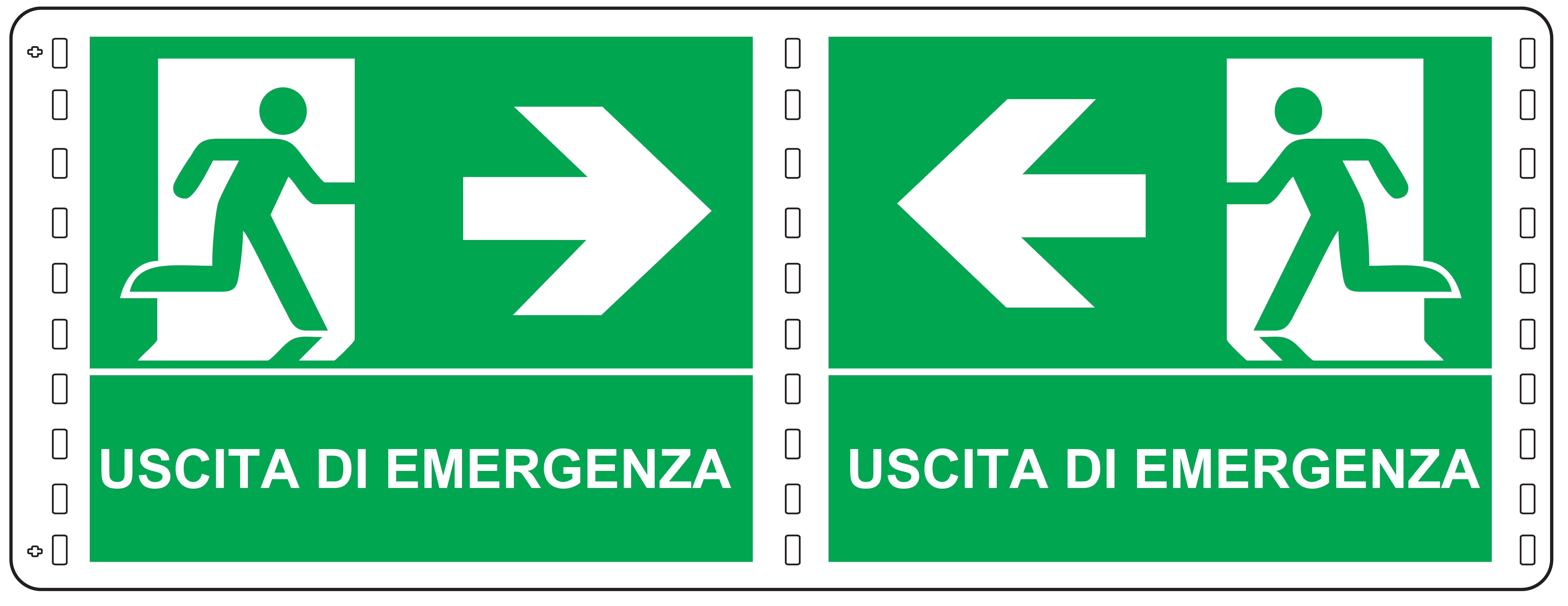 OCMEI SRL - OCME001-B-1762-B CART BIF 310X250MM PERCORSO USCITA