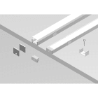 DIGIMAX SRL - DIXE191002-B PROFILO DA SUPERFICIE BIANCO 2MT 19X10 I