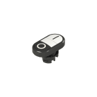 PIZZATO ELETTRICA PZZE2 1PDRL1AAAA PULSANTE DOPPIO INFERIORE RASATO CON MAR