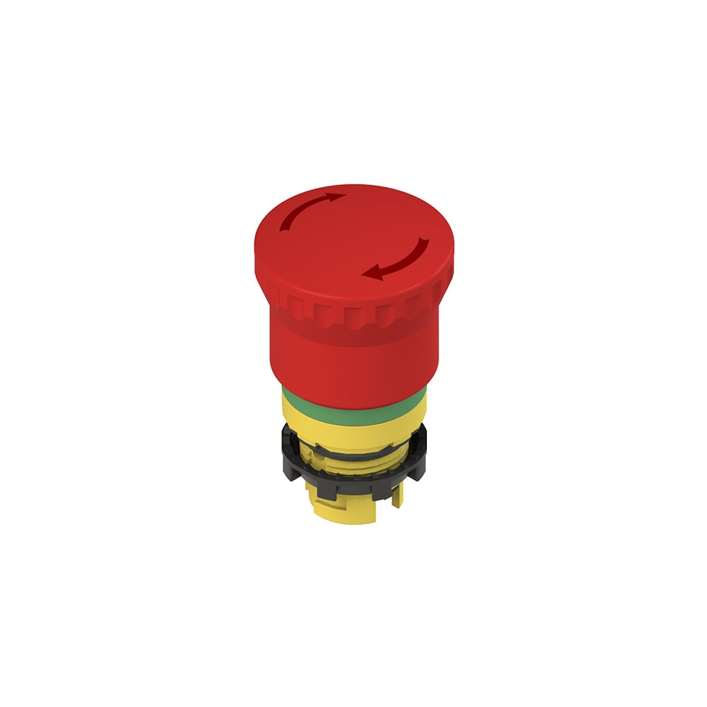 PIZZATO ELETTRICA PZZE2 1PERZ4731 PULSANTE D EMERGENZA CON SBLOCCO A ROTAZ