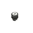 PIZZATO ELETTRICA PZZE2 1PU2R221L7 PULSANTE AD IMPULSO RASATO BIANCO CON MA