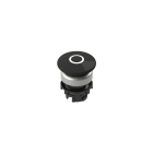 PIZZATO ELETTRICA PZZE2 1PU2F149L1 PULSANTE AD IMPULSO A FUNGO NERO CON MAR