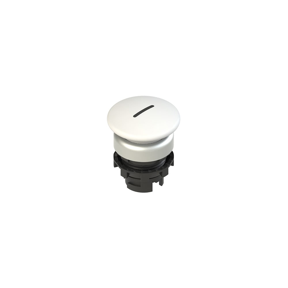 PIZZATO ELETTRICA PZZE2 1PL2F249L2 PULSANTE LUMINOSO A FUNGO BIANCO CON MAR