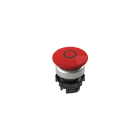 PIZZATO ELETTRICA PZZE2 1PU2F349L1 PULSANTE AD IMPULSO A FUNGO ROSSO CON MA