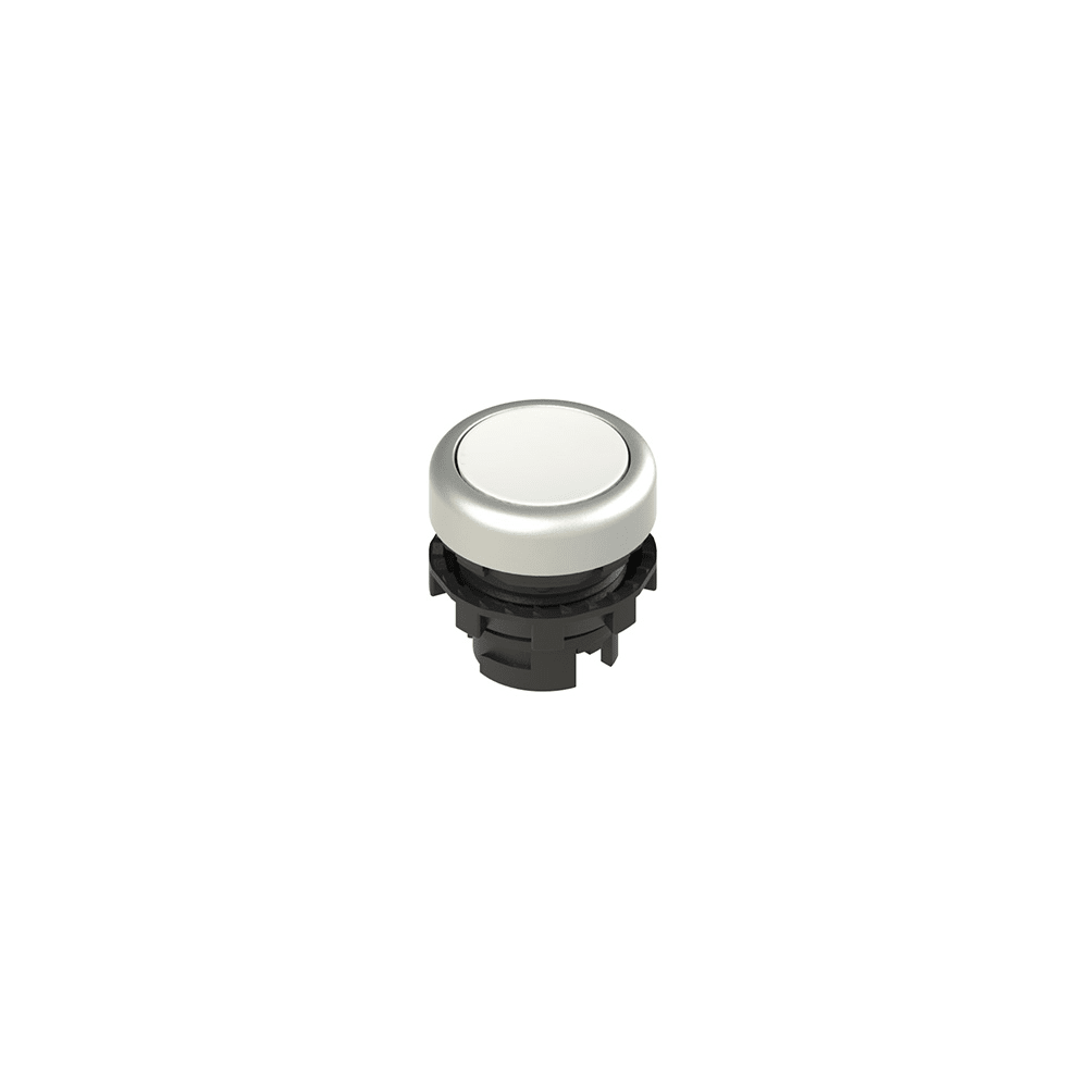 PIZZATO ELETTRICA PZZE2 1PU2R2290 PULSANTE AD IMPULSO RASATO BIANCO