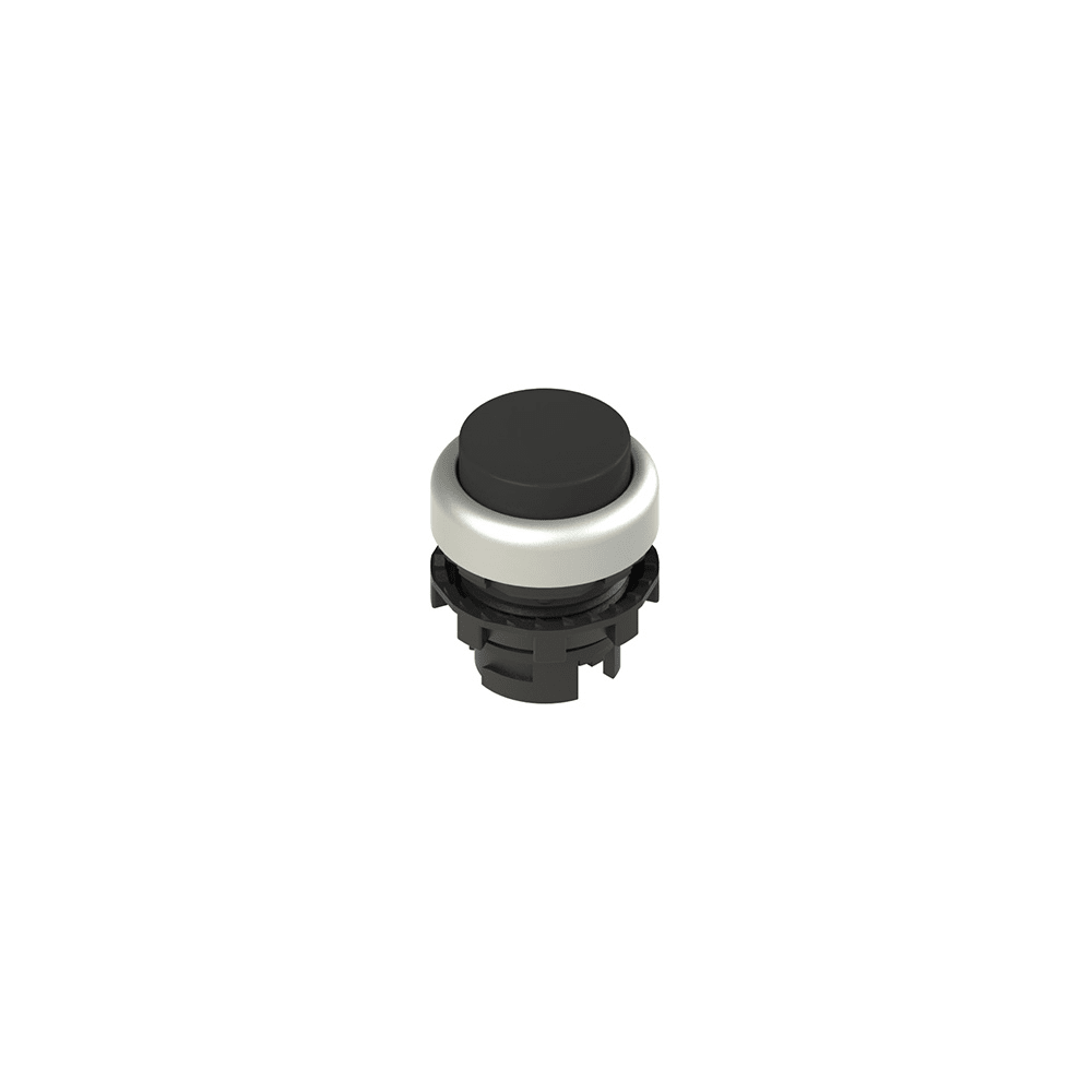 PIZZATO ELETTRICA PZZE2 1PU2S1290 PULSANTE AD IMPULSO SPORGENTE NERO