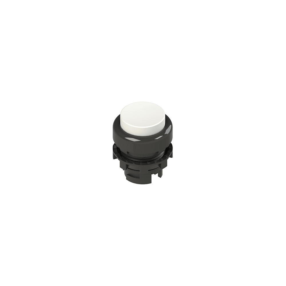 PIZZATO ELETTRICA PZZE2 1PU2S2210 PULSANTE AD IMPULSO SPORGENTE BIANCO