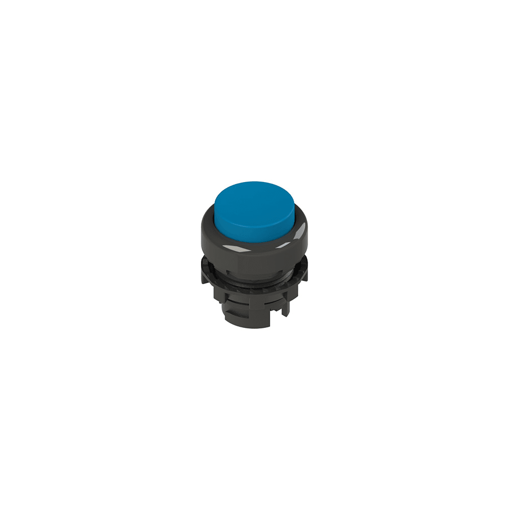 PIZZATO ELETTRICA - PZZE2 1PU2S6210 PULSANTE AD IMPULSO SPORGENTE BLU