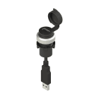 PIZZATO ELETTRICA - PZZE2 1USB9CN0.8 PRESA USB 2.0 SERIE EROUND