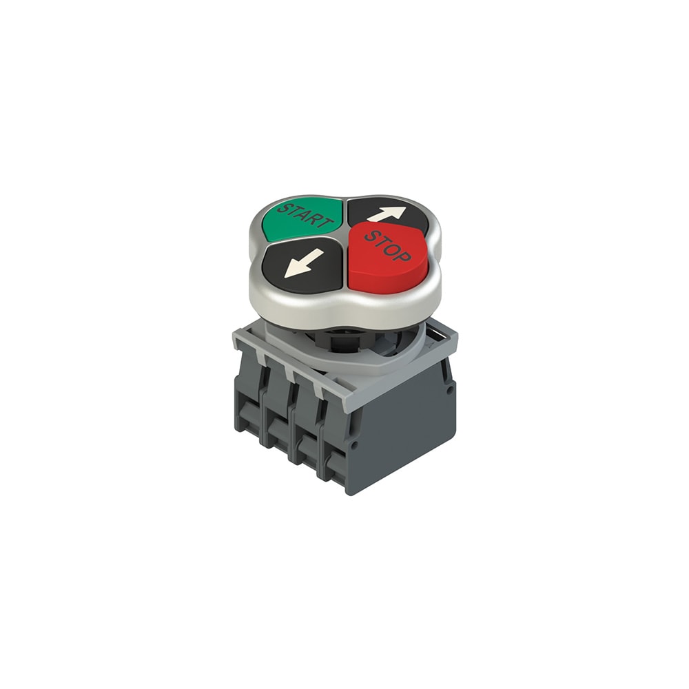 PIZZATO ELETTRICA - PZZE2 AC-DXBC2001 UNIT COMPLETA CON PULSANTE QUADRUPLO BA