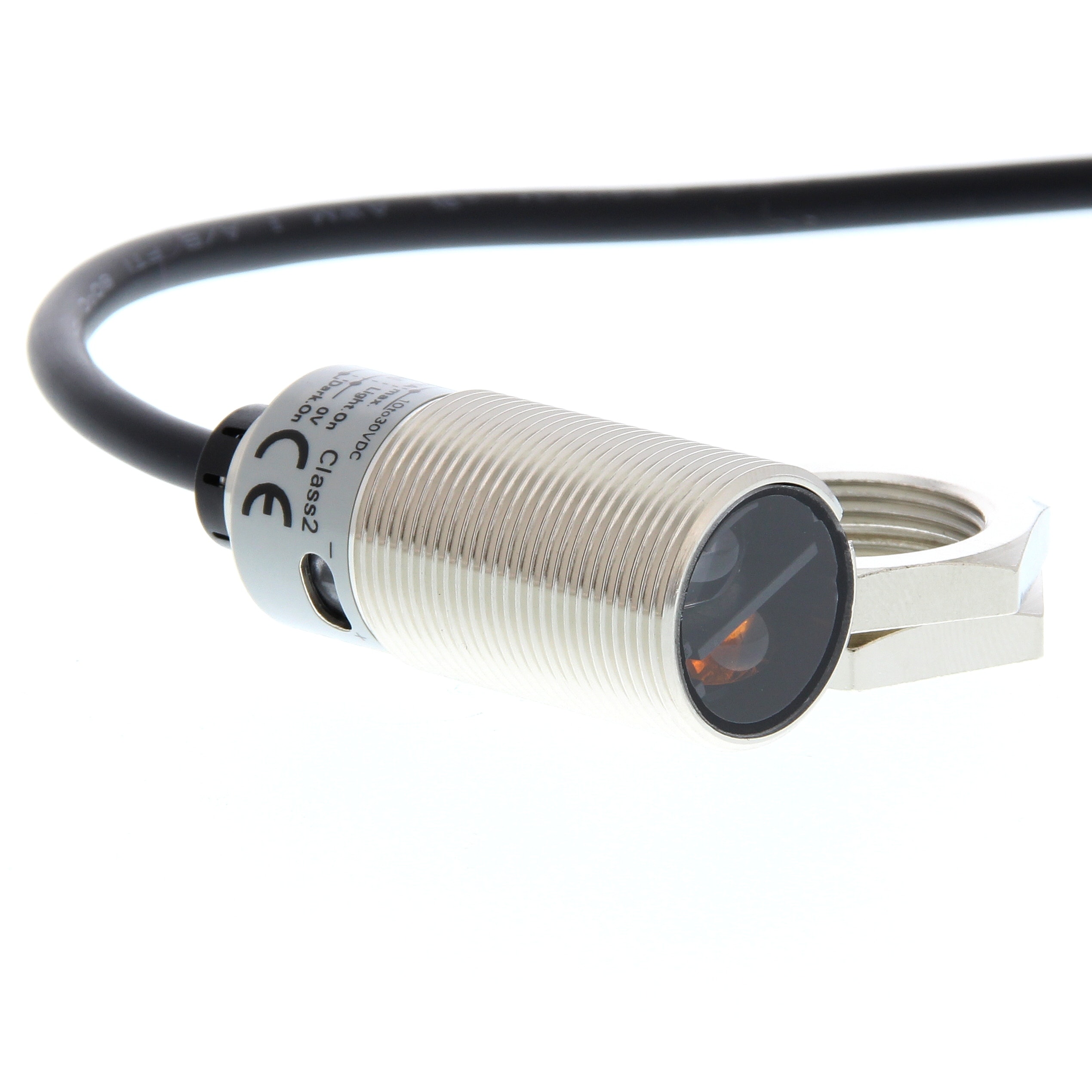 OMRON OMRE3FBLN122M SENSORI - M18 METAL REFLEXBGS 0.2M NPN C