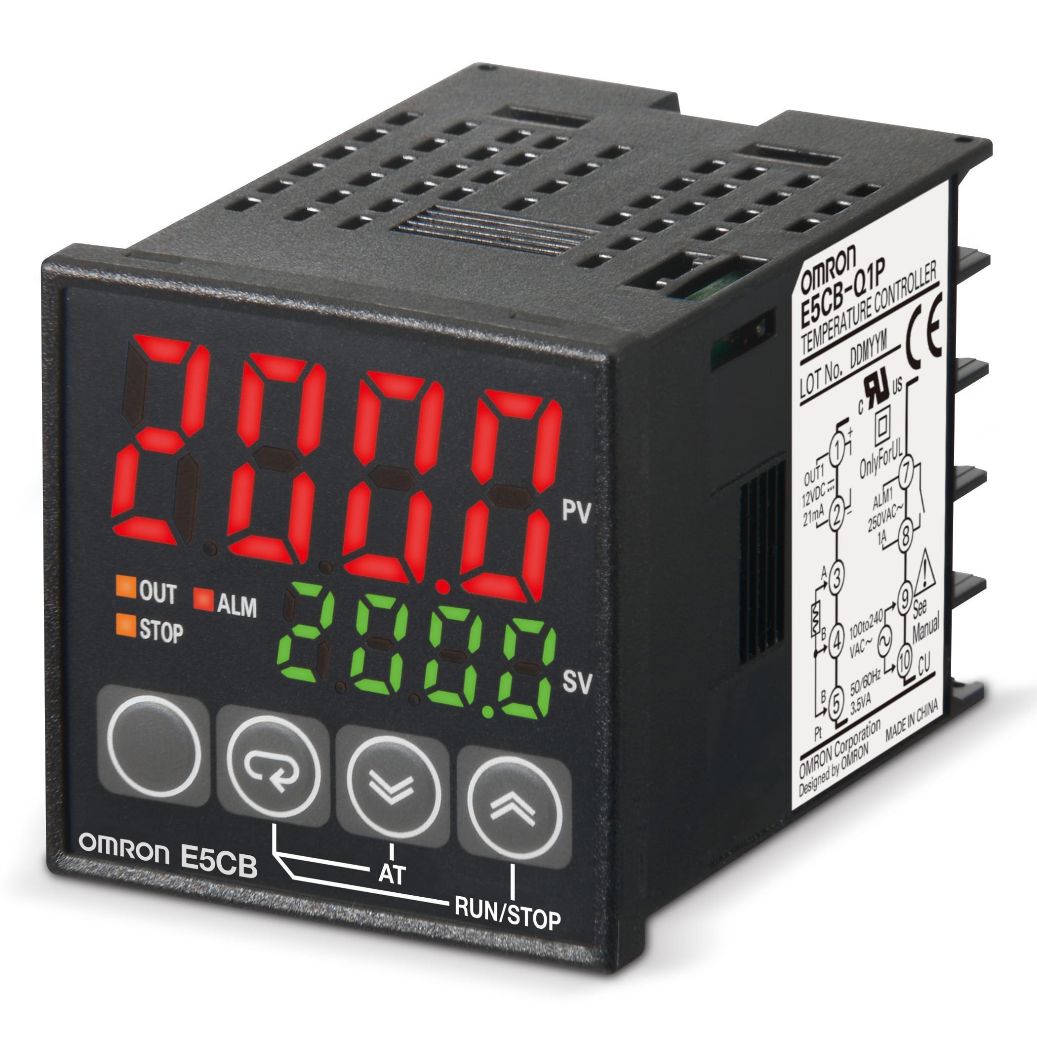 OMRON - OMRE5CBQ1TCAC100240 TERMOREGOLA-48X48MM.TERMOC..DIGITALE.1 A