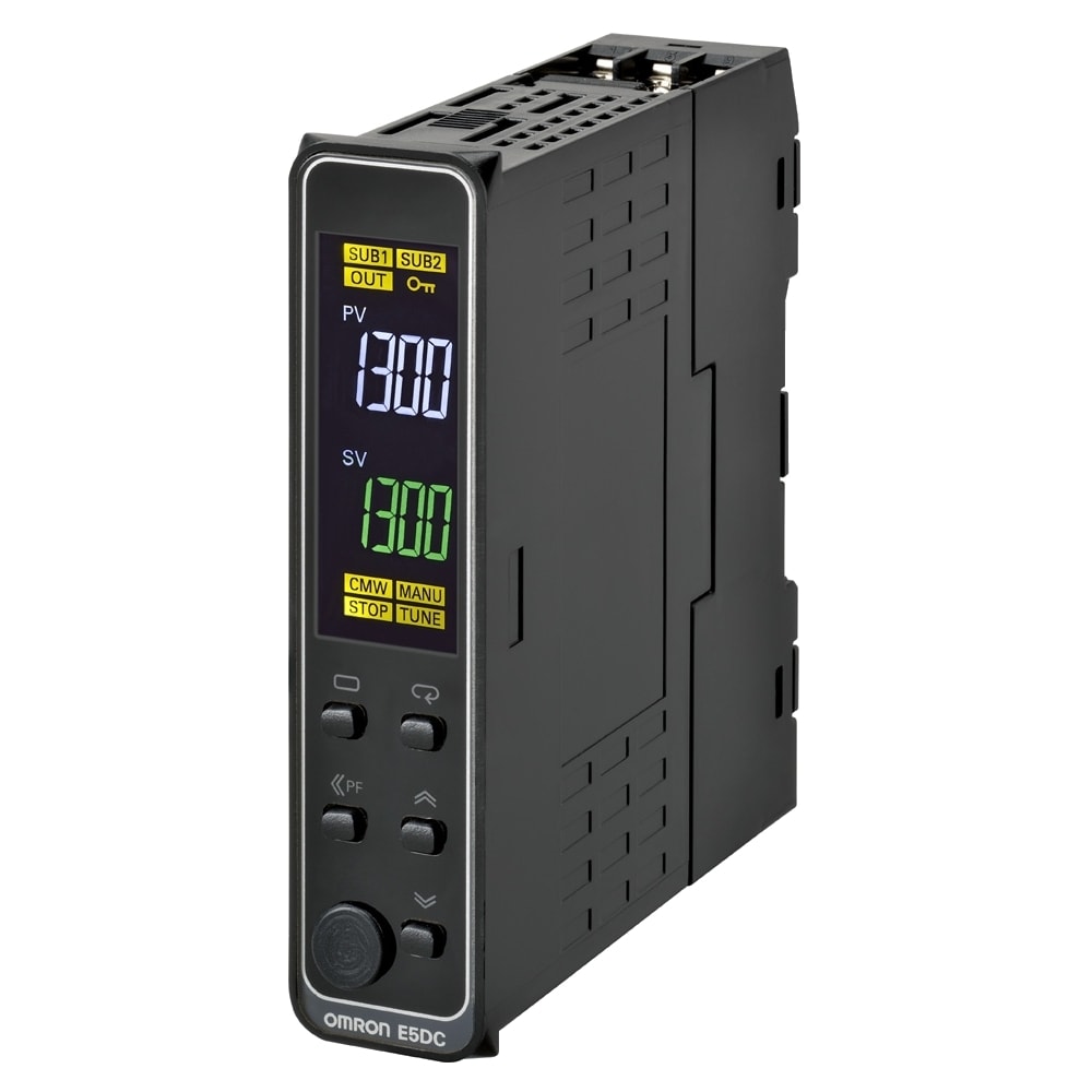 OMRON OMRE5DCQX2DSM002 TERMOREGOLA-GUIDA DIN.INGR.UNIV.USCITALO