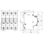 EATON EAO239221 FAZ6-C32/4 INT. MT 6KA 4P C 32A