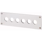 EATON - EAO216547 M22-E6 PIASTRA INCASSO 6 FORI, ALU