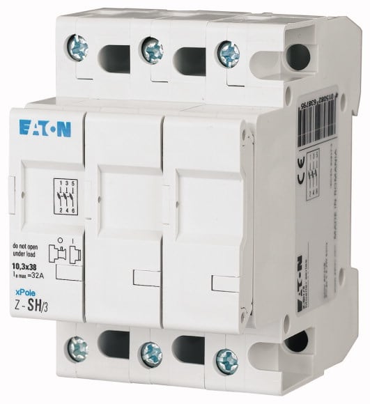 EATON - EAO263886 Z-SHL/3 PORTAFUSIBILE SEZ.+LED 10,3X38 3