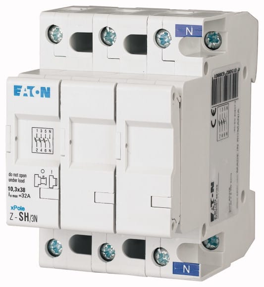 EATON EAO263880 Z-SH/3N PORTAFUSIBILE SEZ. 10,3X38 3P+N