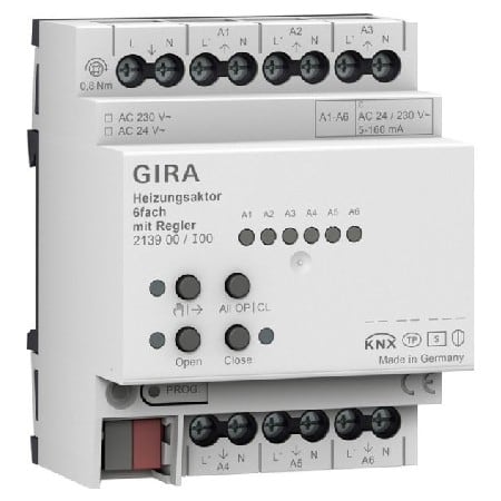 GIRA GGI213900 ATTUATORE RISC. 6 MOD. REGOLATORE ONEKNX
