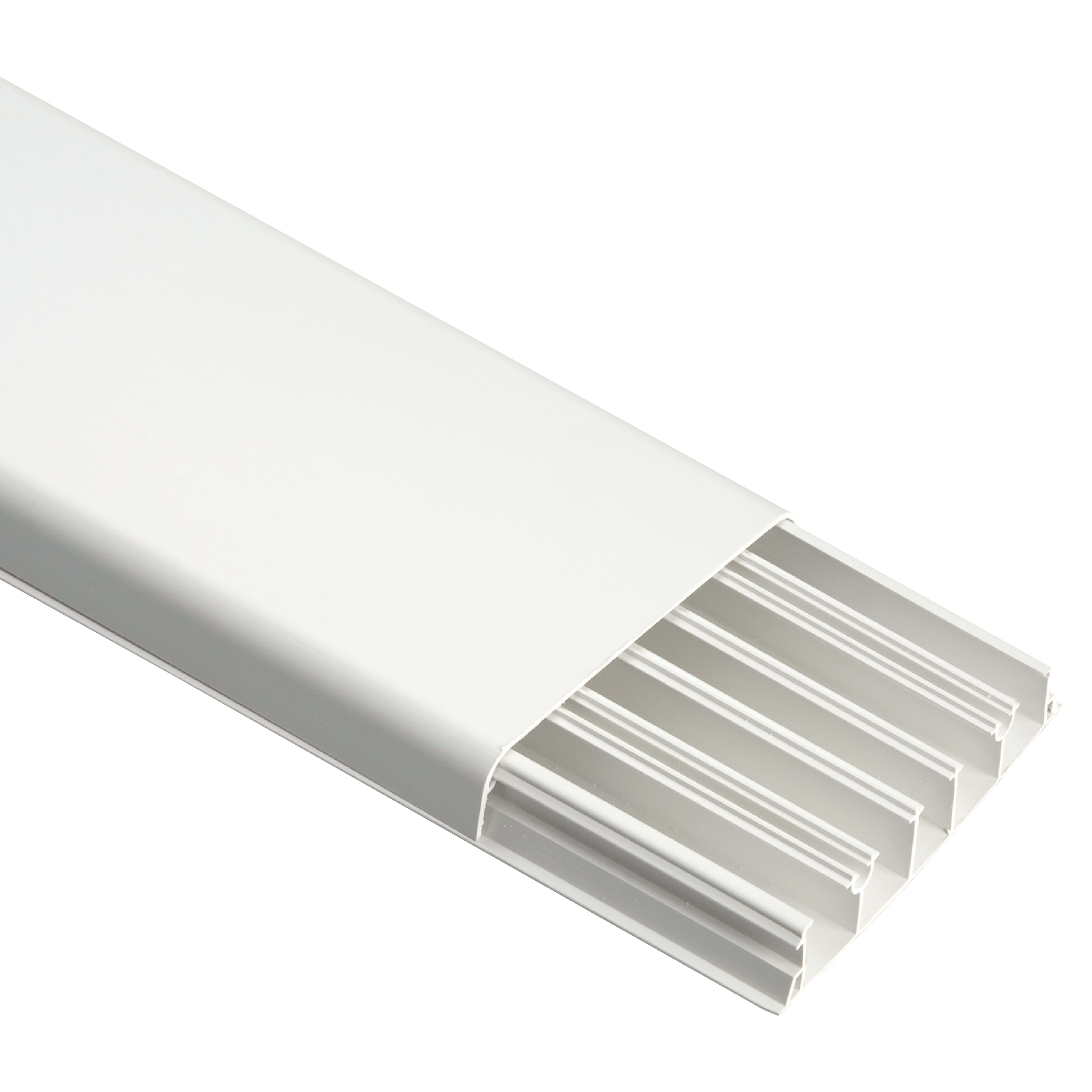 ELETTROCANALI SRL ETNEC20201 CANALE BATTISCOPA E CORNICE 130X28 BIANC