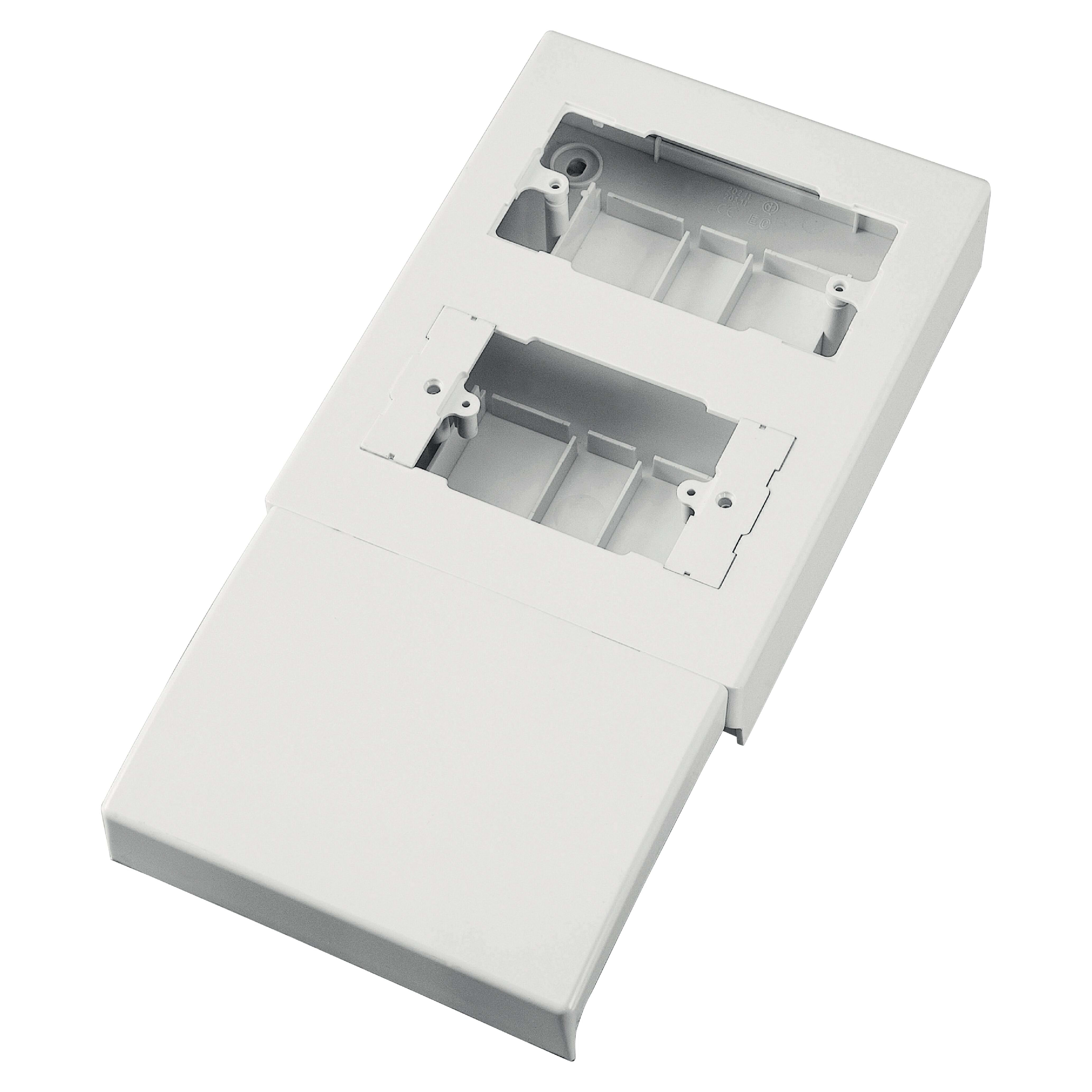 ELETTROCANALI SRL ETNEC20211 SCATOLA PORTA APP.INT.108-8 MODULI BIANC