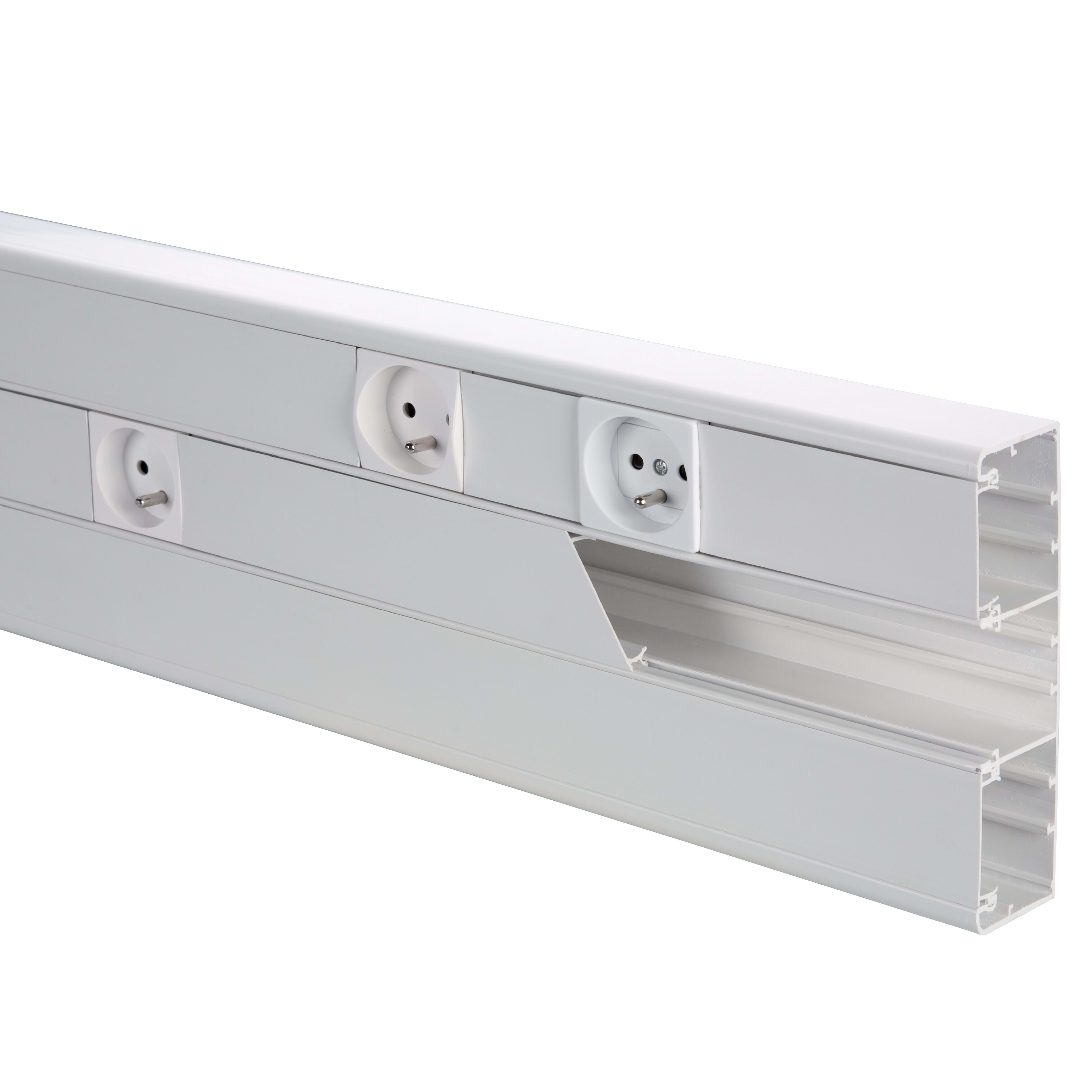 ELETTROCANALI ETNEC22016555-3 CANALE APPARECCHI 45X45 -165X55-3 SCOMP.