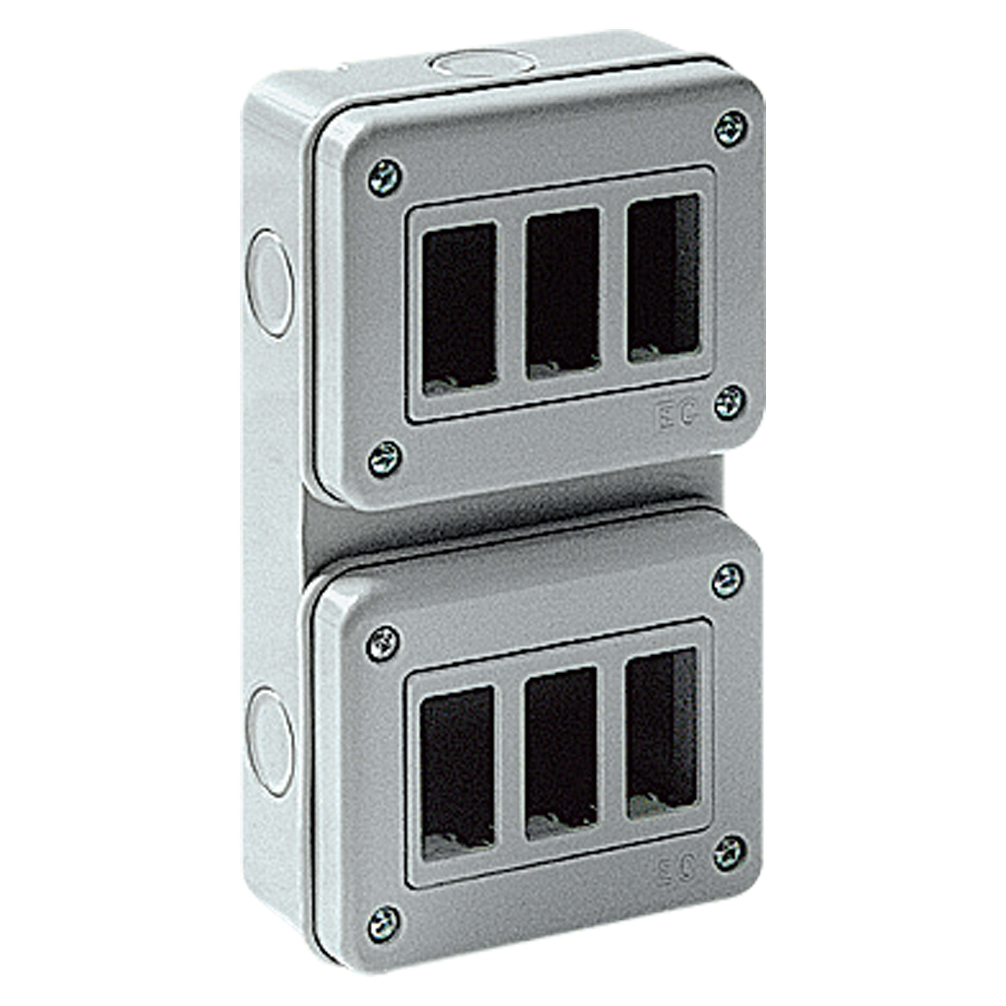 ELETTROCANALI SRL ETNEC300A6V CONTENITORE PARETE IP40 6 POSTI V. GWSMA