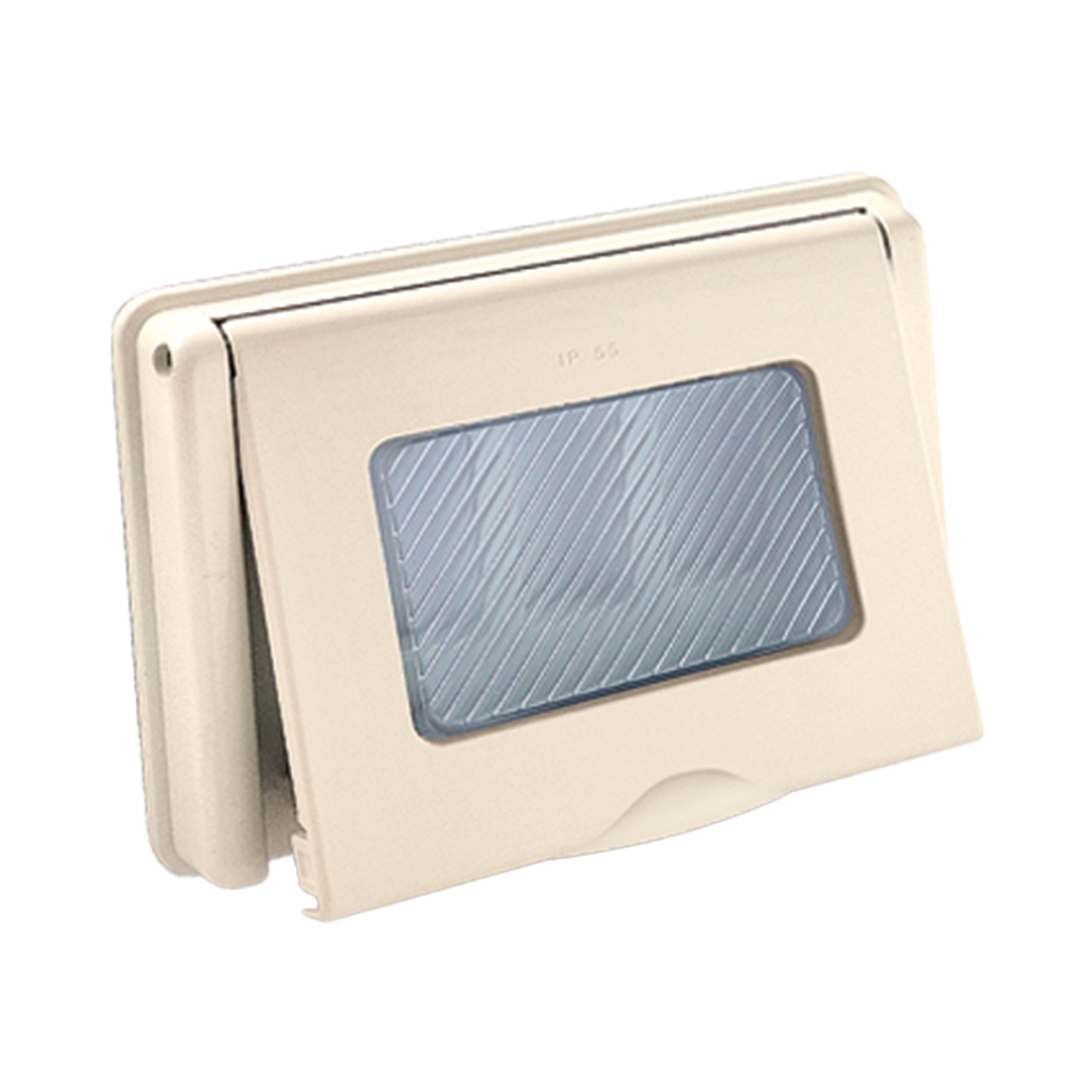 ELETTROCANALI SRL ETNEC315A PLACCA AUTOP.IP55 3MOD.TOND AVORIO