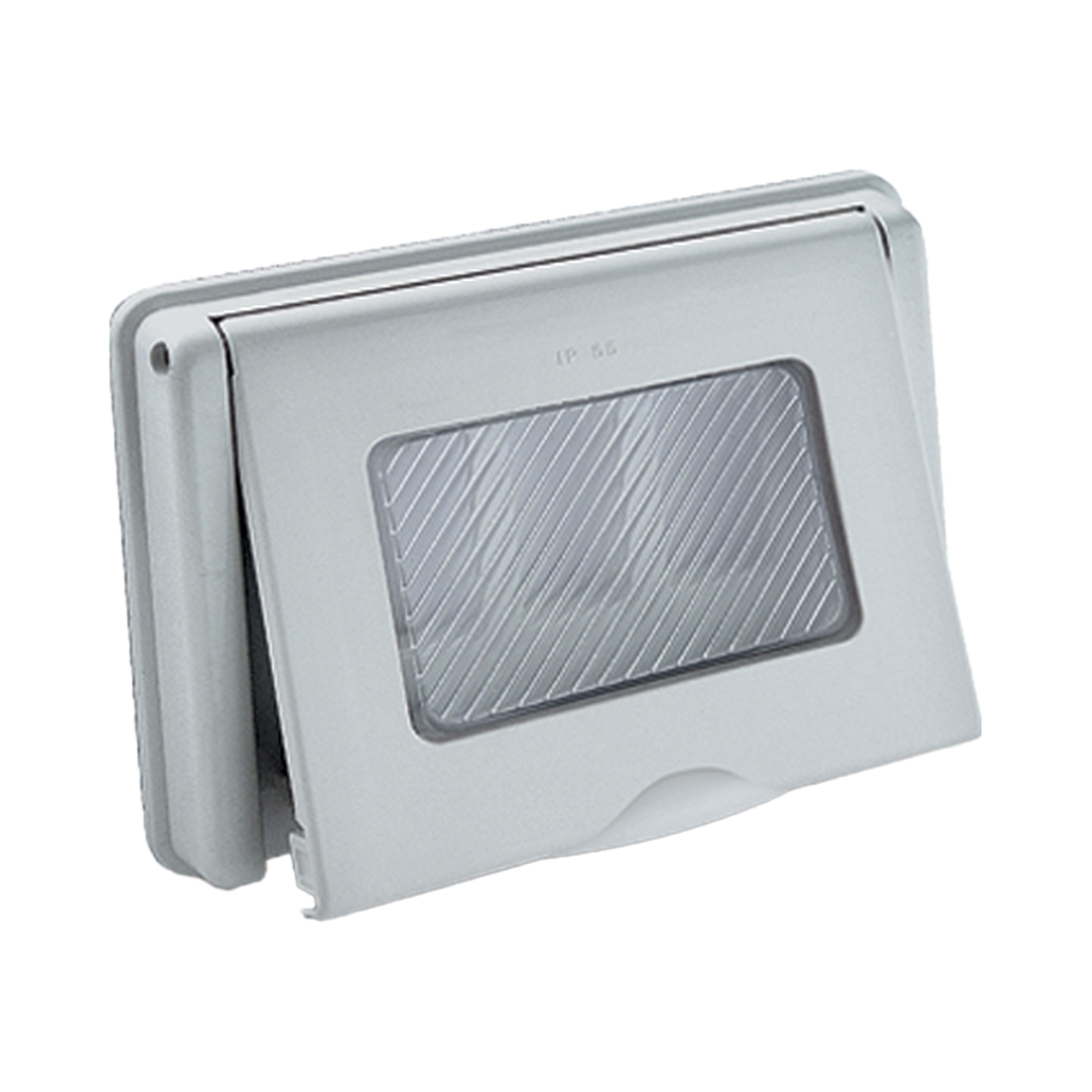 ELETTROCANALI SRL ETNEC315G PLACCA AUTOP.IP55 3MOD.TOND GRIGIA