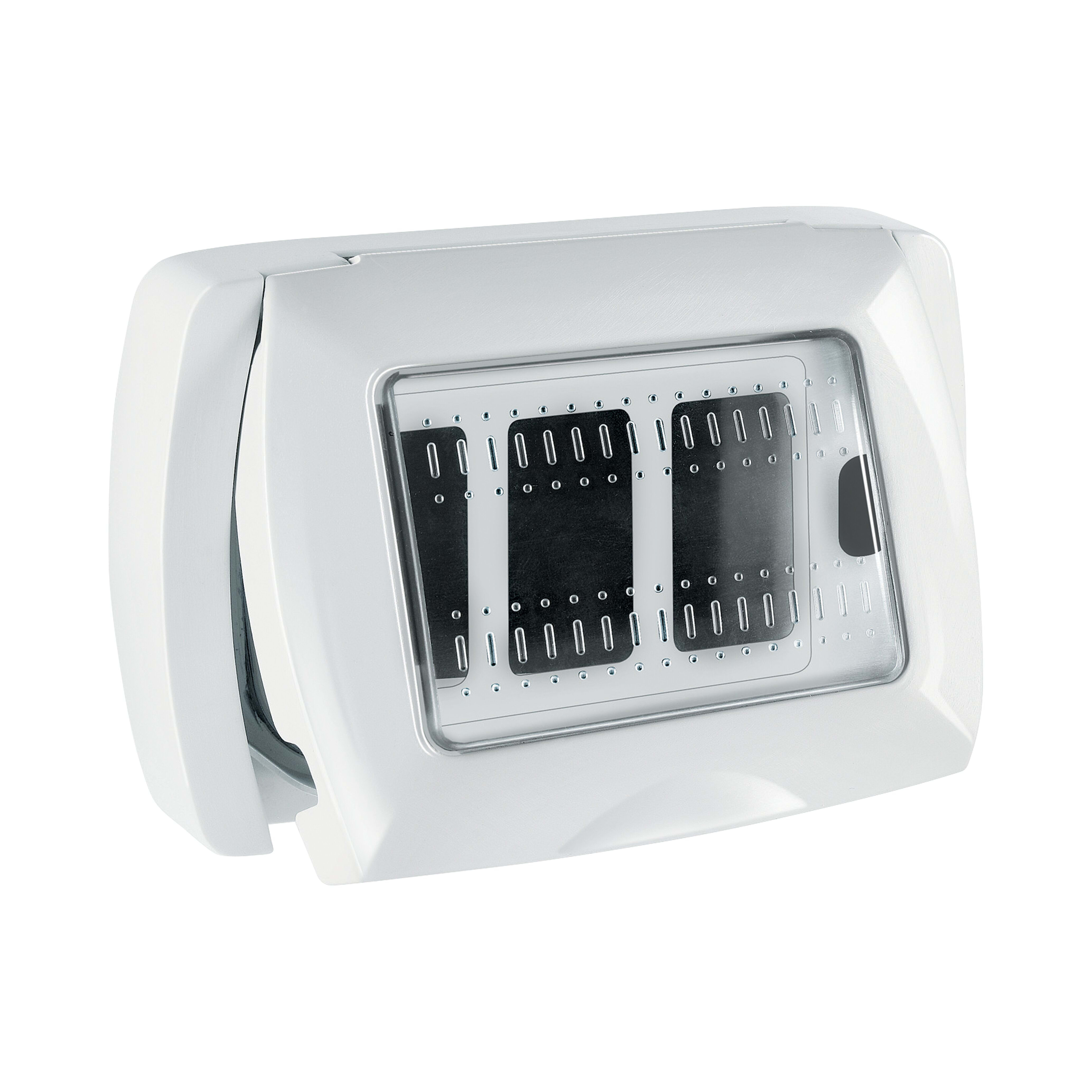 ELETTROCANALI SRL ETNEC316B PLACCA AUTOPORTANTE IP55 3 POSTI BIANCA