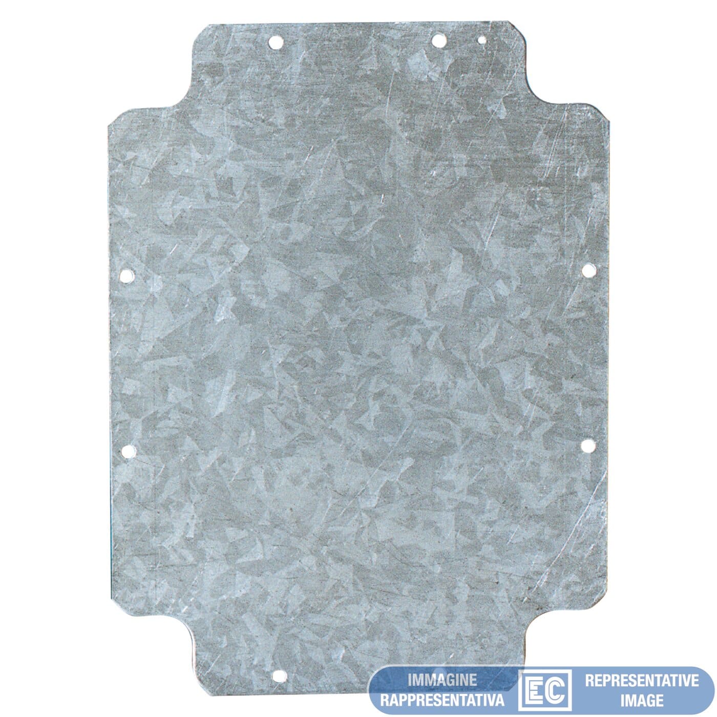 ELETTROCANALI SRL ETNEC450P9 PIASTRA FONDO METALLO CASSETTA 380X300