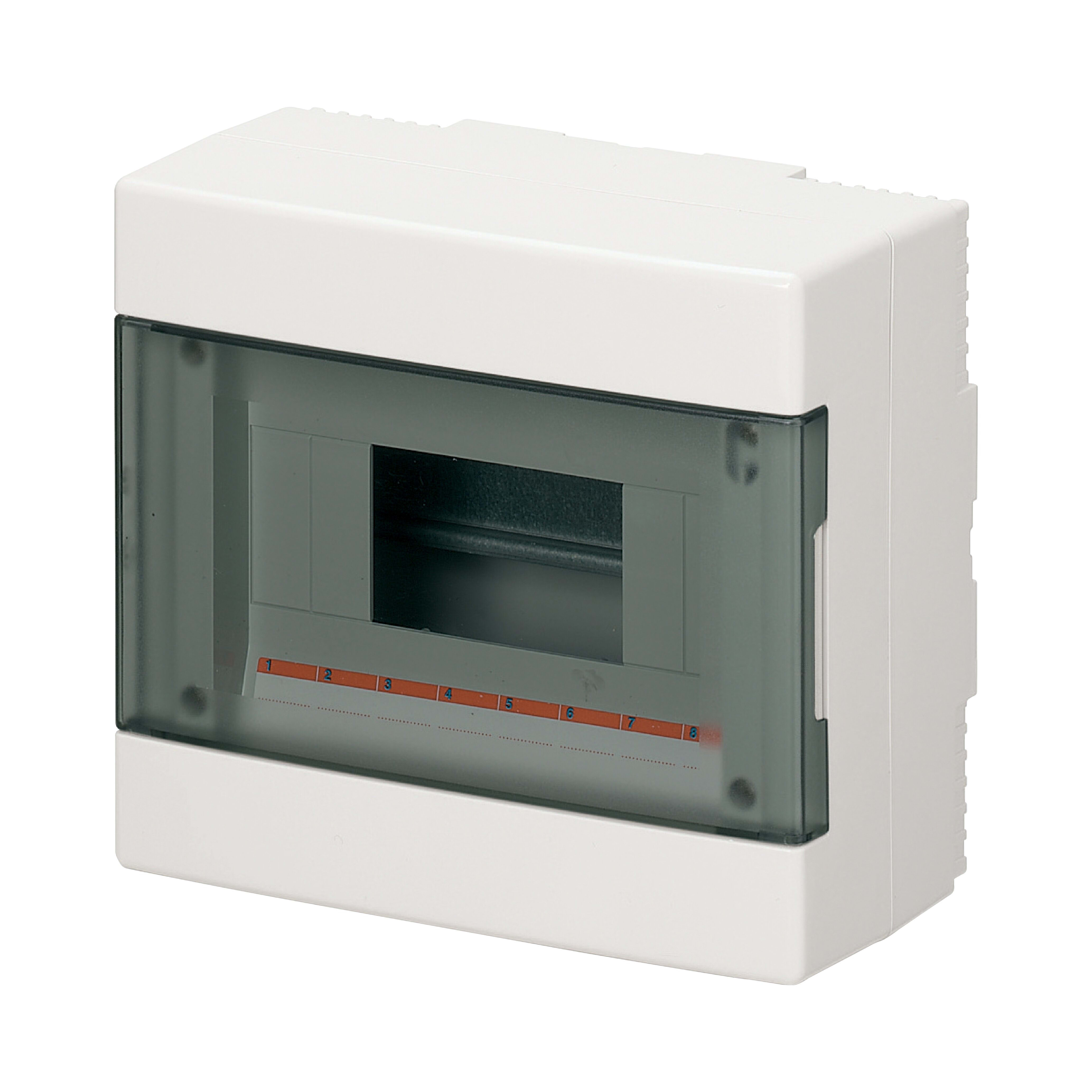 ELETTROCANALI SRL ETNEC60008B CENTR.PARETE IP40 PORTELLA TRASP.8 MODUL