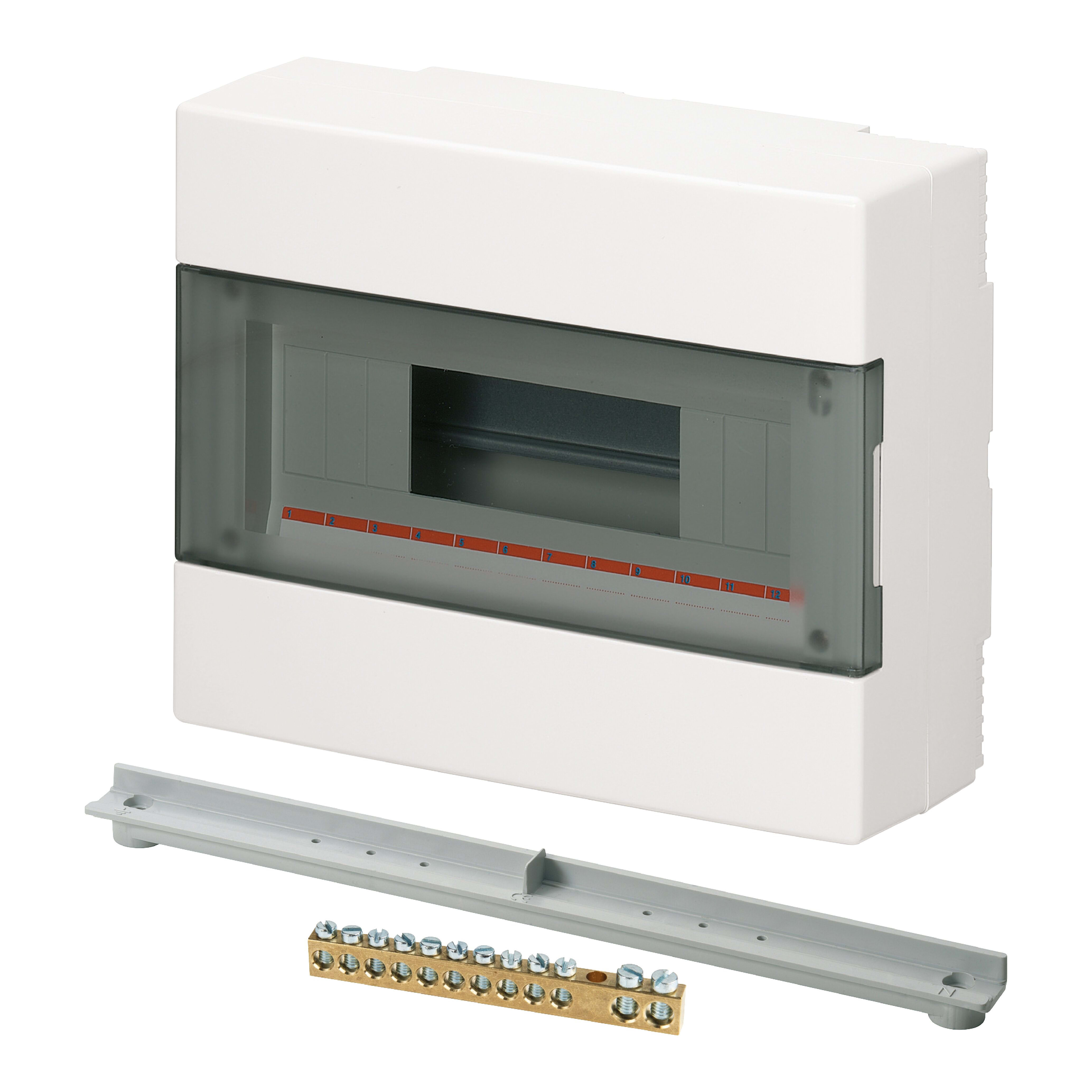ELETTROCANALI SRL ETNEC60012BE CENTR.PARETE IP40 PORTELLA TRASP.12MOD.B