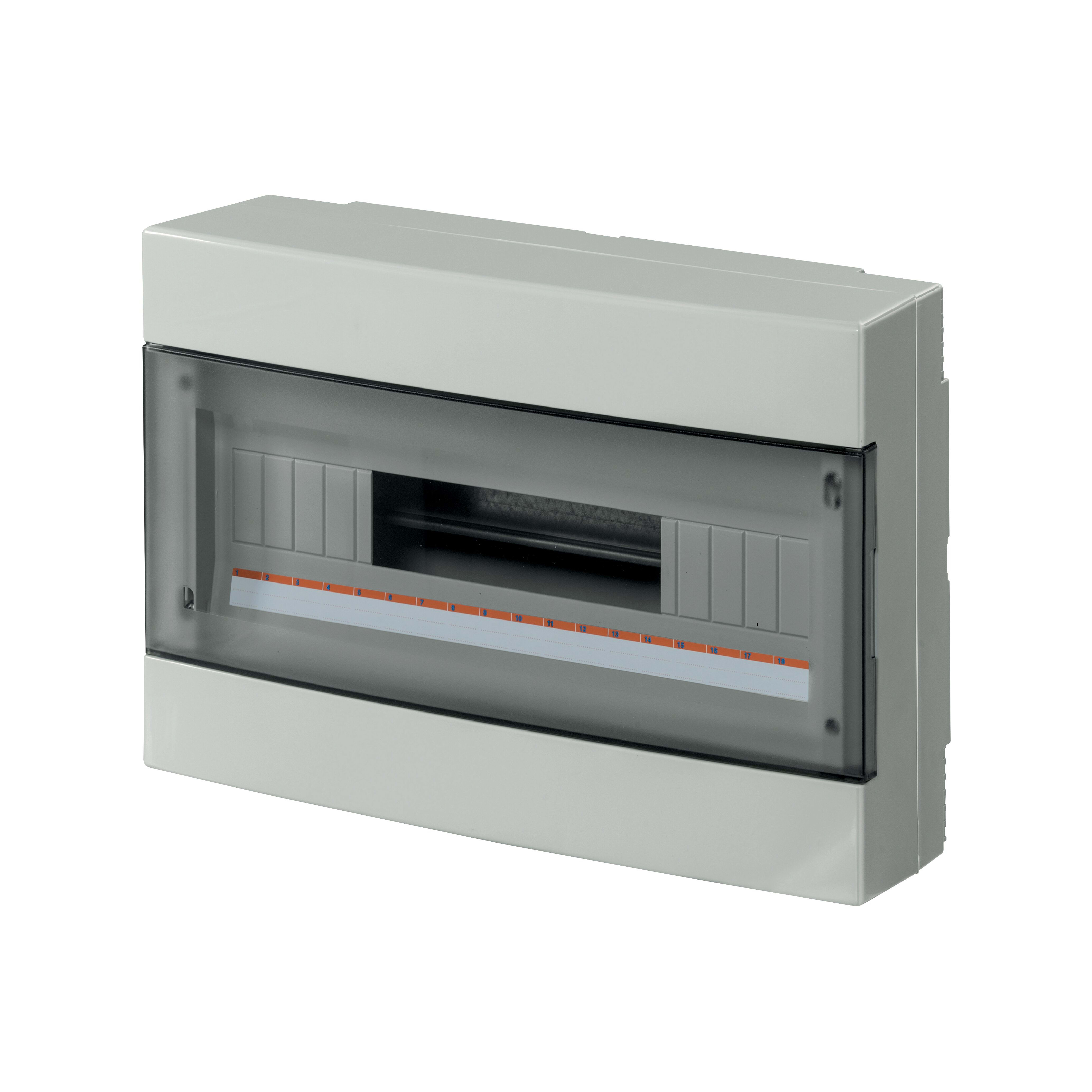 ELETTROCANALI SRL ETNEC60018 CENTR.PARETE IP40 PORTELLA TRASP.18 MODU